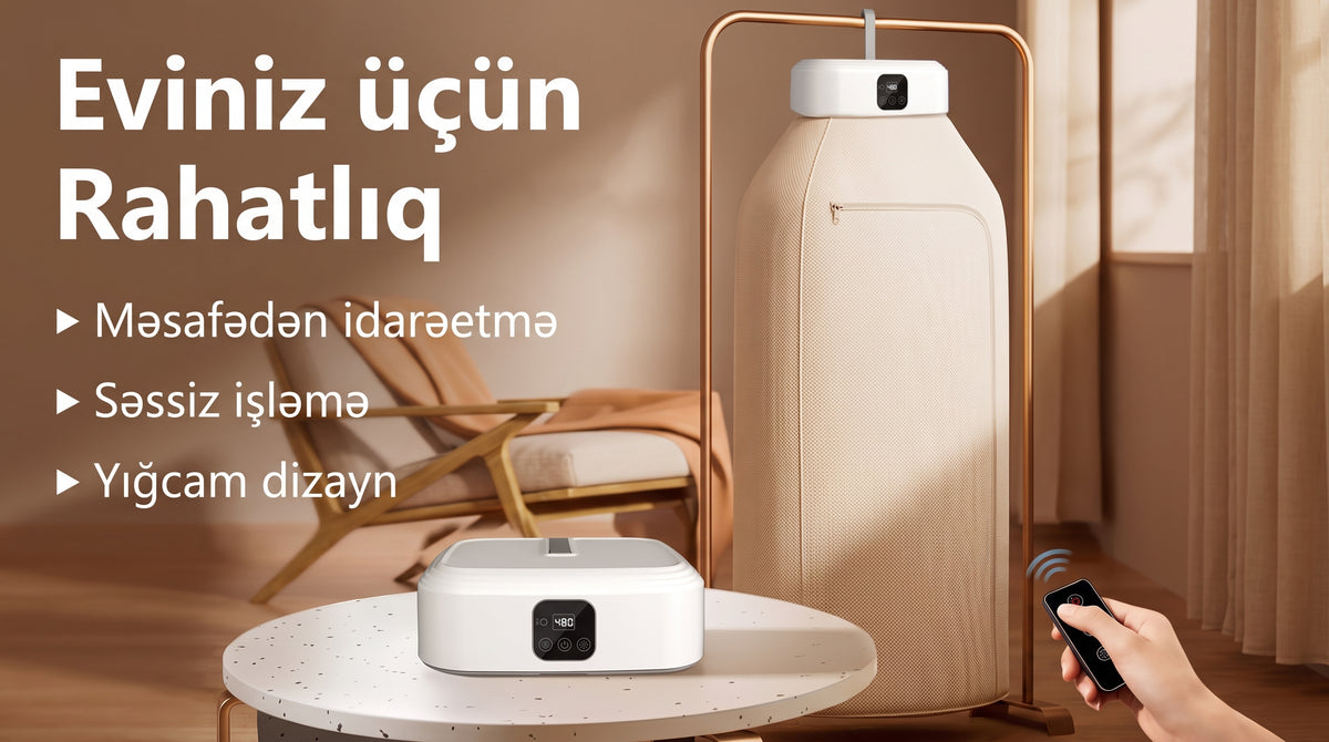 Portativ Elektrikli Paltar Quruducu – Sürətli və Rahat Qurutma
