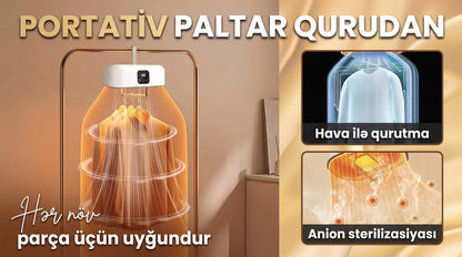 Portativ Elektrikli Paltar Quruducu – Sürətli və Rahat Qurutma